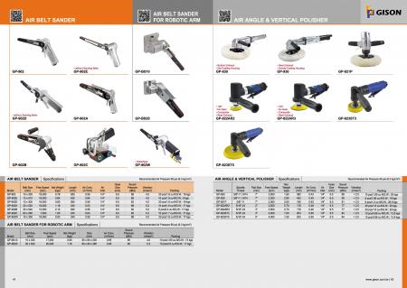 Air Belt Sander, Air Belt Ander for Robotic Arm, Air Angle / Vertical Polisher